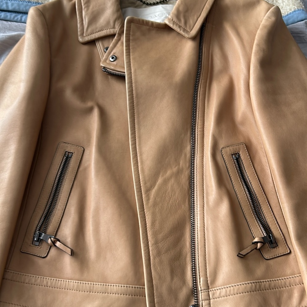 Buttery soft all leather Coach jackete